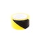 Bertech Safety Warning Hazard Floor Tape, PVC, 54 ft. L., 6.5 mil Thickness BERST-6BY - alternate 2
